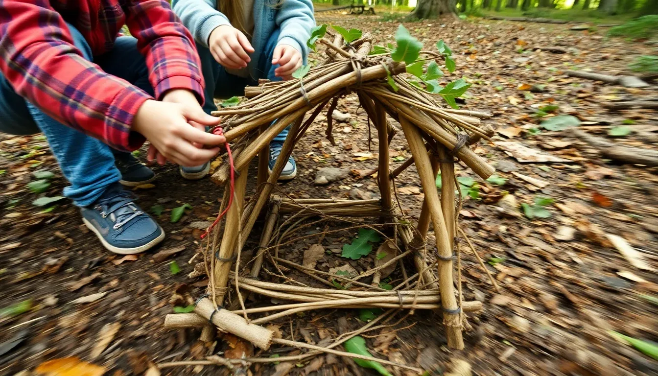 Comment organiser des ateliers nature pour les petits trappeurs en famille
